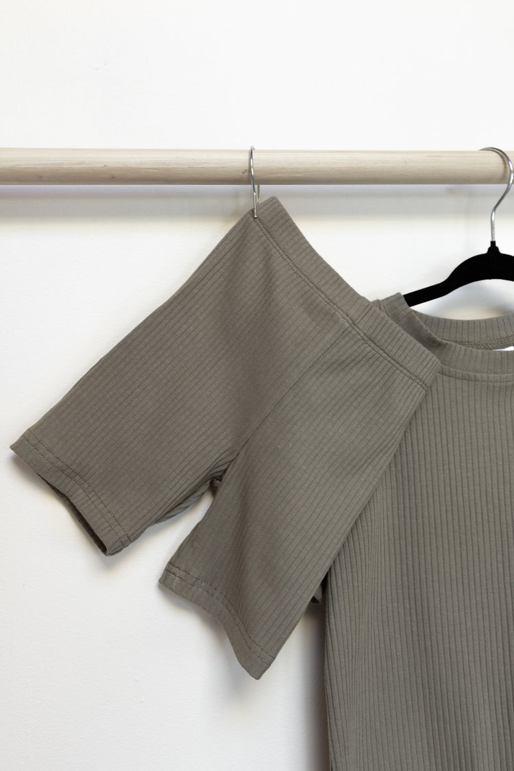 LOW TIDE SHORT SET - SALT - KID