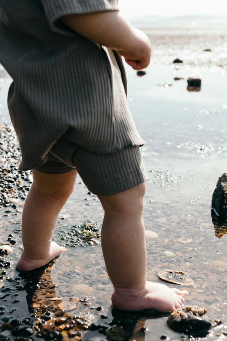 LOW TIDE SHORT SET - SALT - BABY