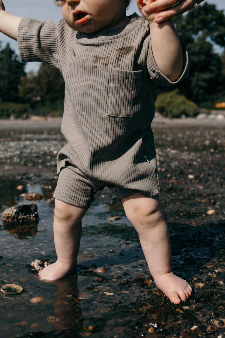 LOW TIDE SHORT SET - SALT - BABY