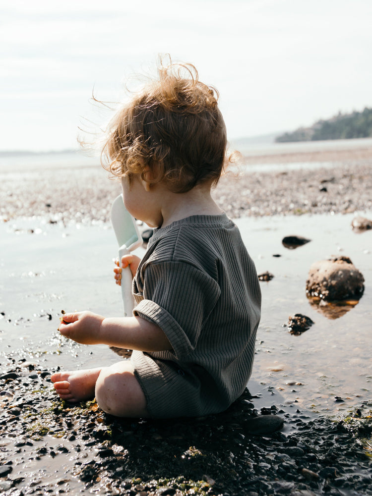 LOW TIDE SHORT SET - SALT - BABY