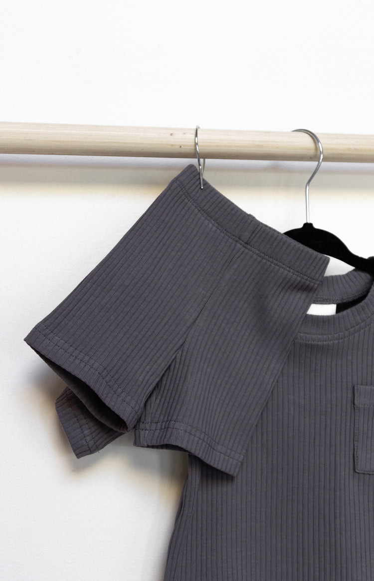LOW TIDE SHORT SET - STONE - BABY