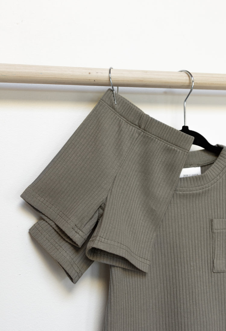 LOW TIDE SHORT SET - SALT - BABY