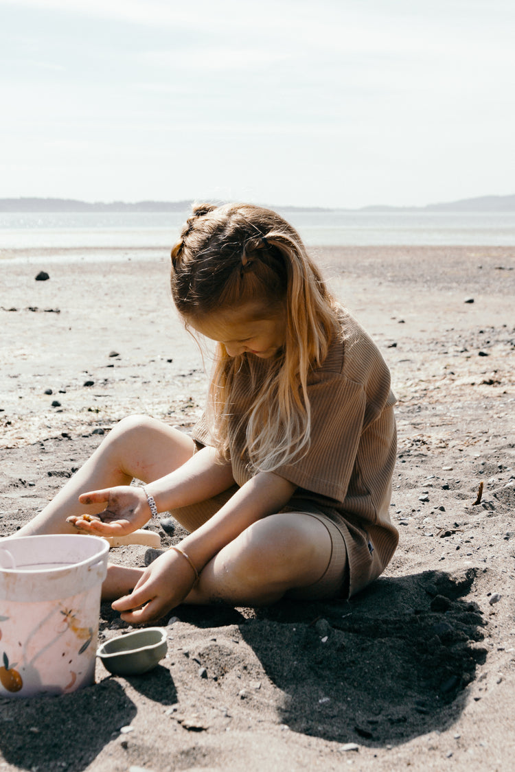 LOW TIDE SHORT SET - SAND - KID