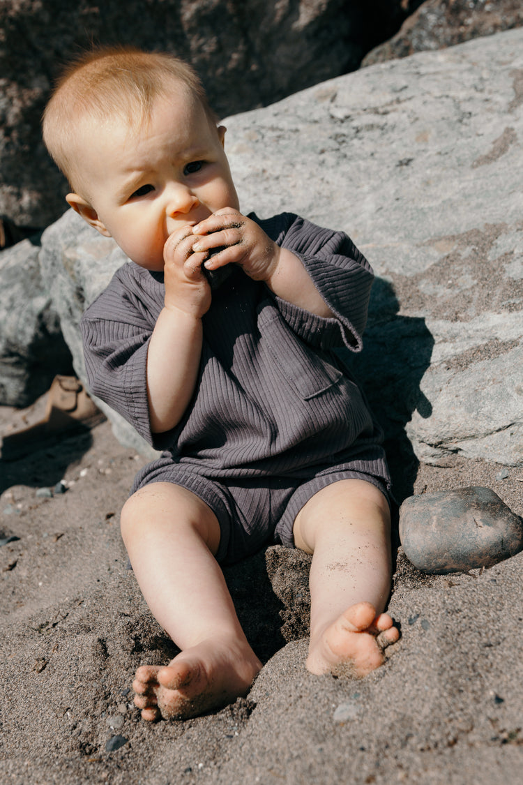 LOW TIDE SHORT SET - STONE - BABY