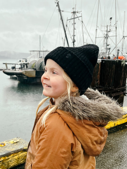 INVY TOQUE - MERINO WOOL - ONYX - KID