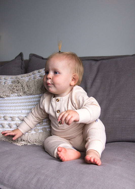 BOBBY JUMPSUIT - BABY - FAWN