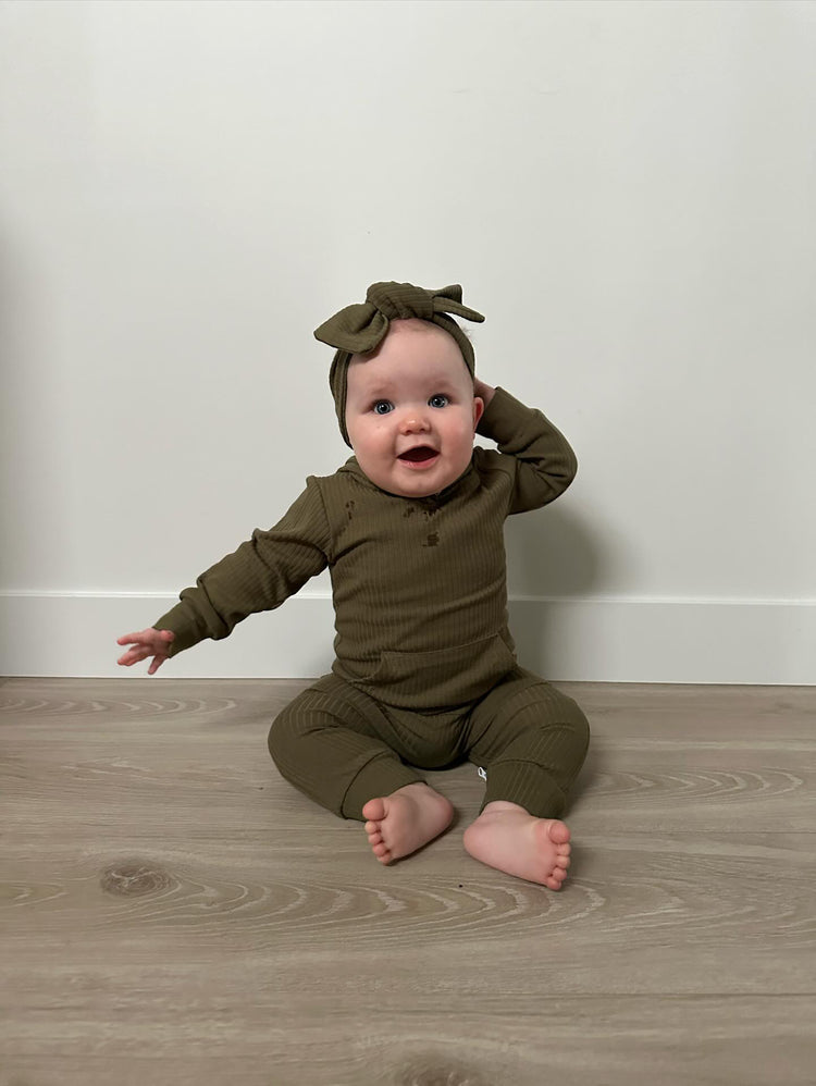 BOBBY JUMPSUIT - BABY - ROBYN HOOD - ARMY