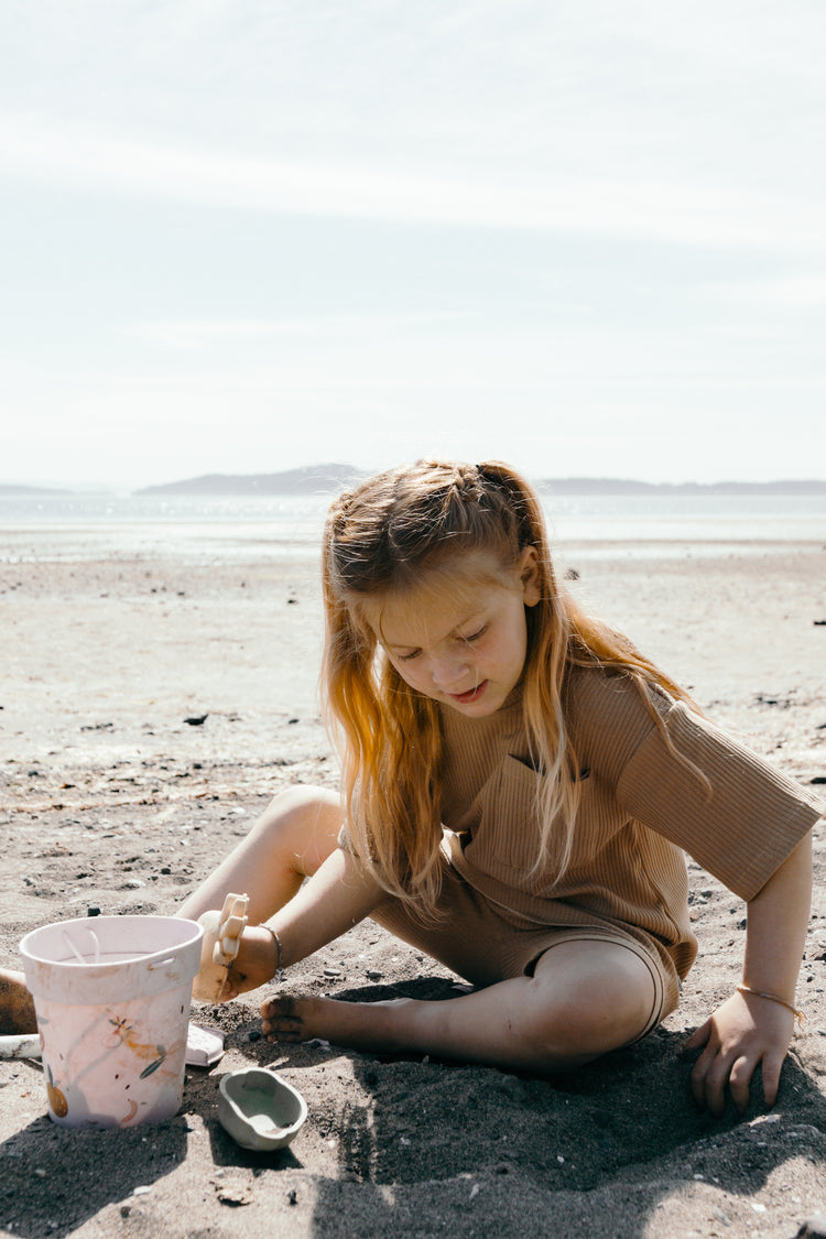 LOW TIDE SHORT SET - SAND - KID