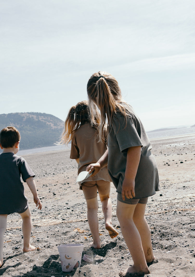 LOW TIDE SHORT SET - SAND - KID