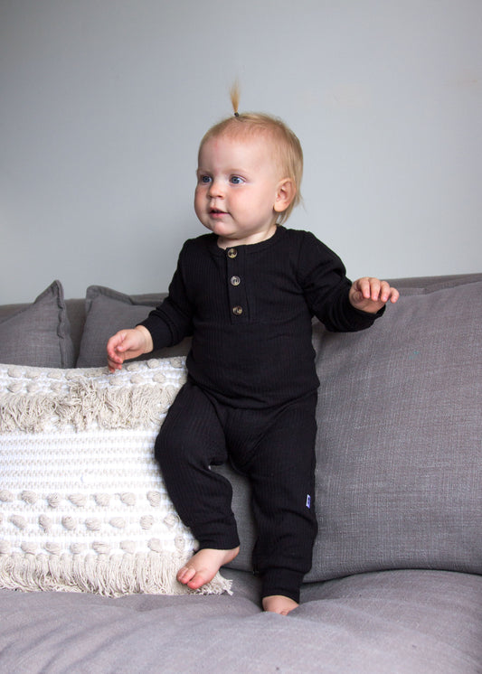 BOBBY JUMPSUIT - BABY - ONYX