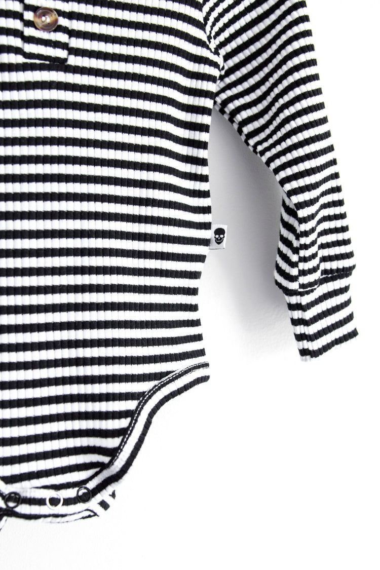 SAWYER SET - BABY - B&W STRIPE